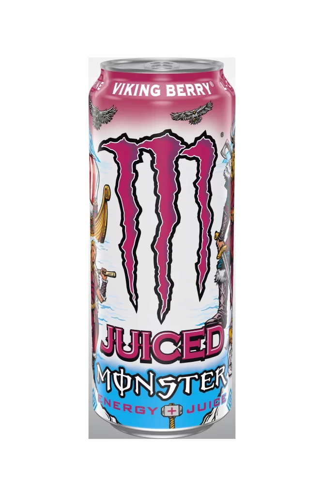 Monster Energy Drink Viking Berry Juiced Beverage Can