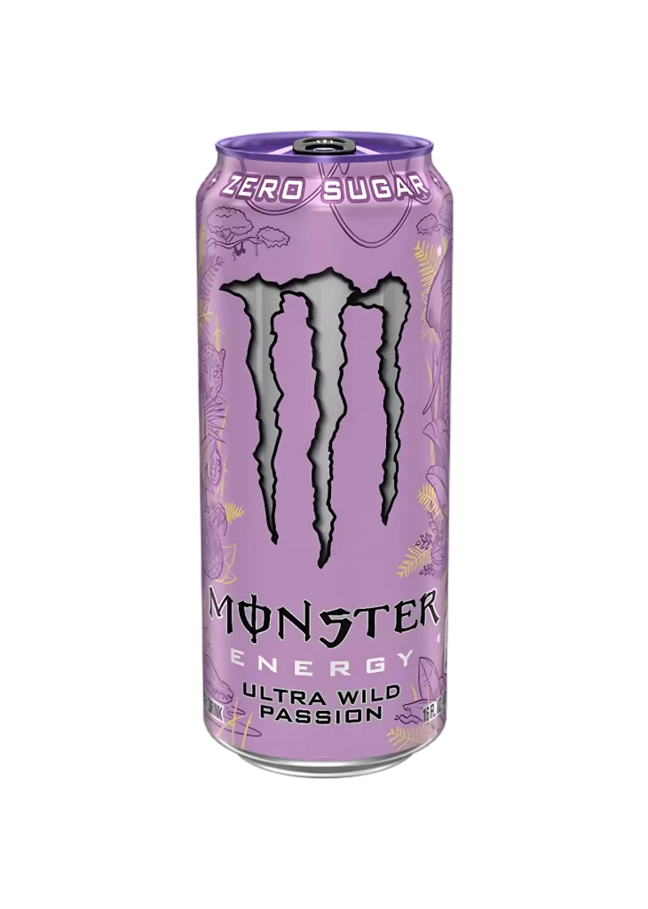 Monster Energy Drink Zero Sugar Passion Flavor