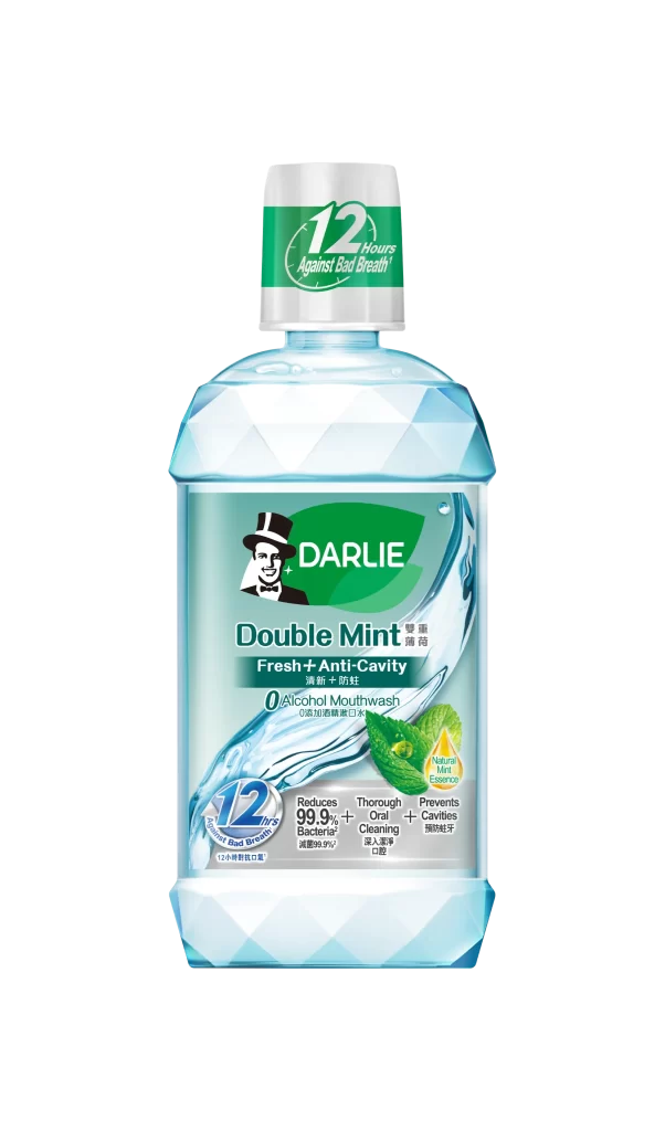 Mouthwash Double Mint Fresh Anti-Cavity Alcohol-Free