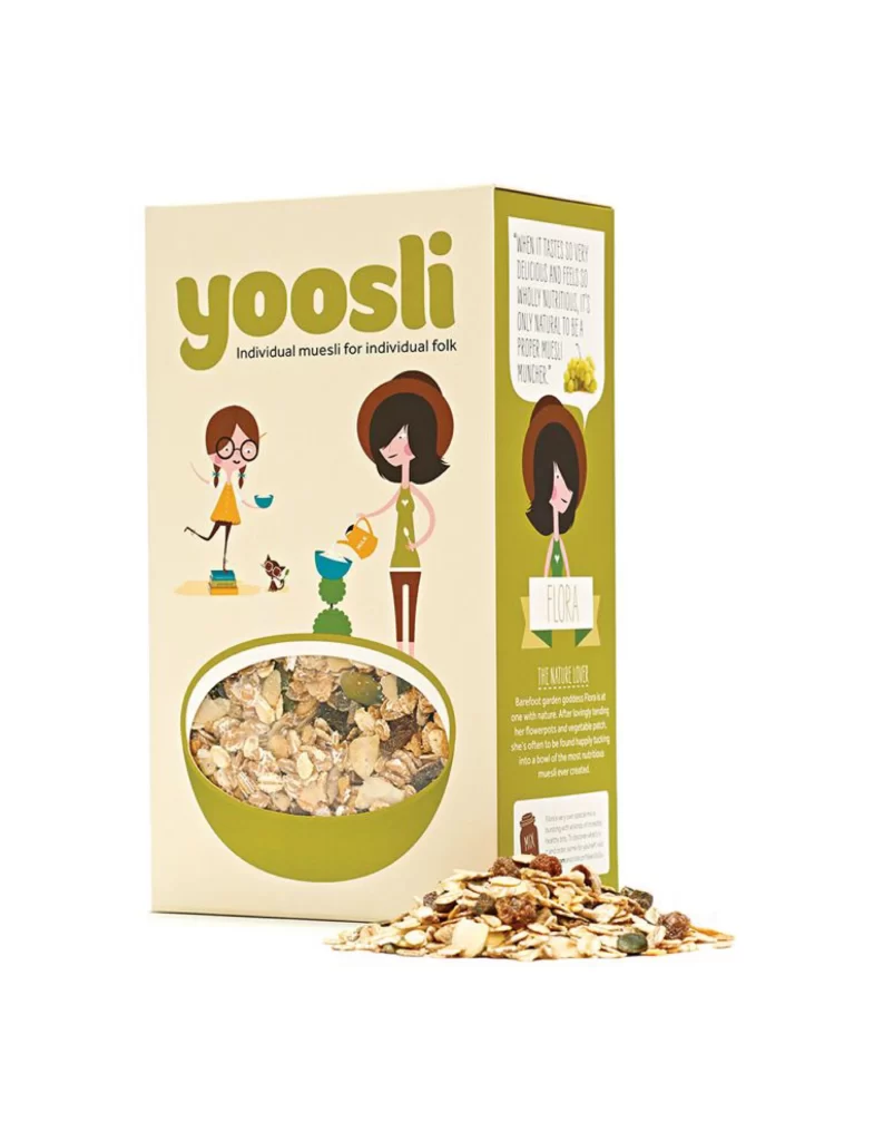 Muesli Yoosli Colorful Illustration Modern