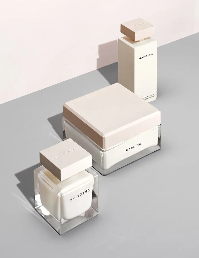 Narciso Perfume White Minimalist Clean Design