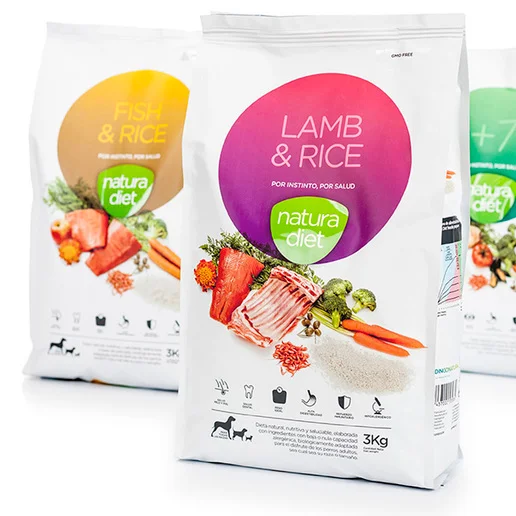 Natura Diet Dog Food Lamb Rice Natural Colorful