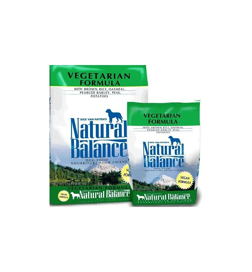 Natural Balance Dog Food Vegetarian Formula Green Bag Mountains