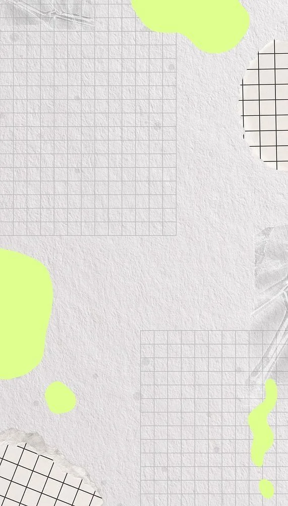 Neon Green Abstract Grids and Textures