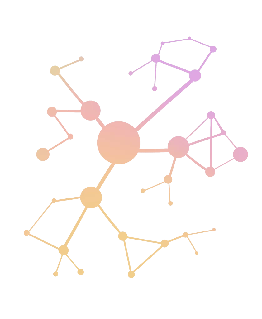 Network Graph Nodes Connections Visualization