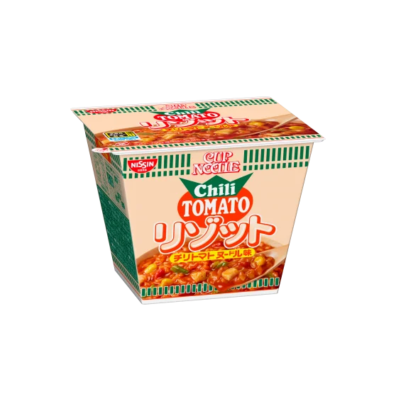 Nissin Cup Noodle Tomato Chili Red Green