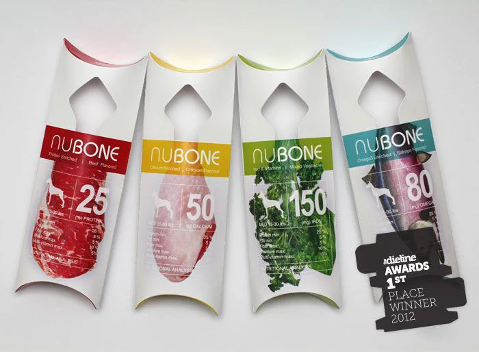 Nubone Pet Treats Beef Chicken Salmon Green Yellow Red