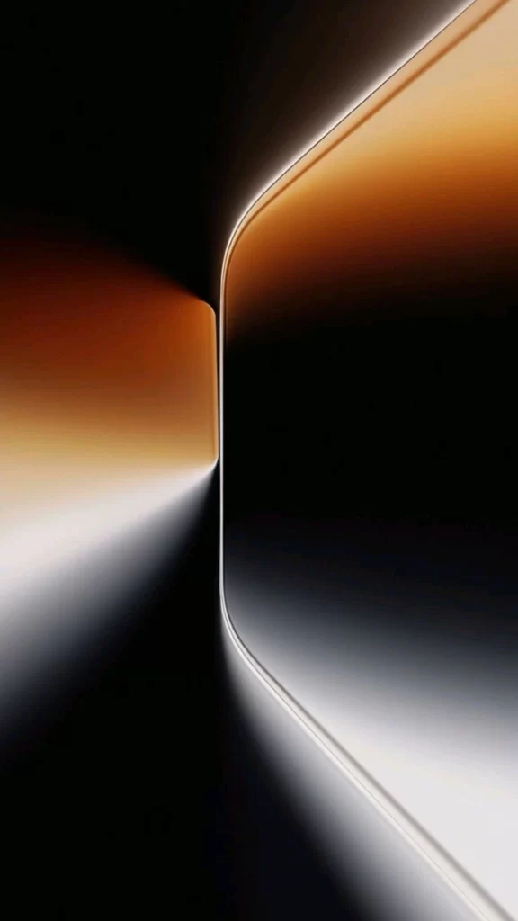 Orange Black Diagonal Light Streaks Smooth Dreamy