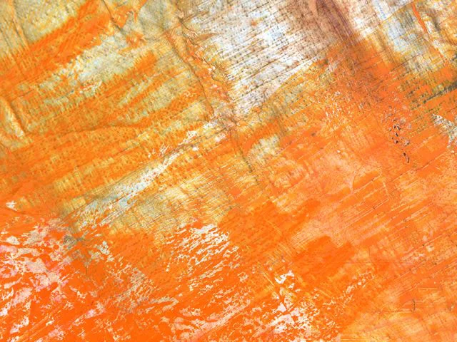 Orange Brushstrokes Oil Painting Texture Dynamic Palette Knife