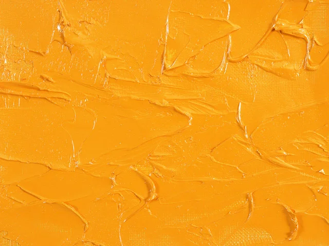 Orange Impasto Oil Painting Texture Dynamic golden Brushstrokes