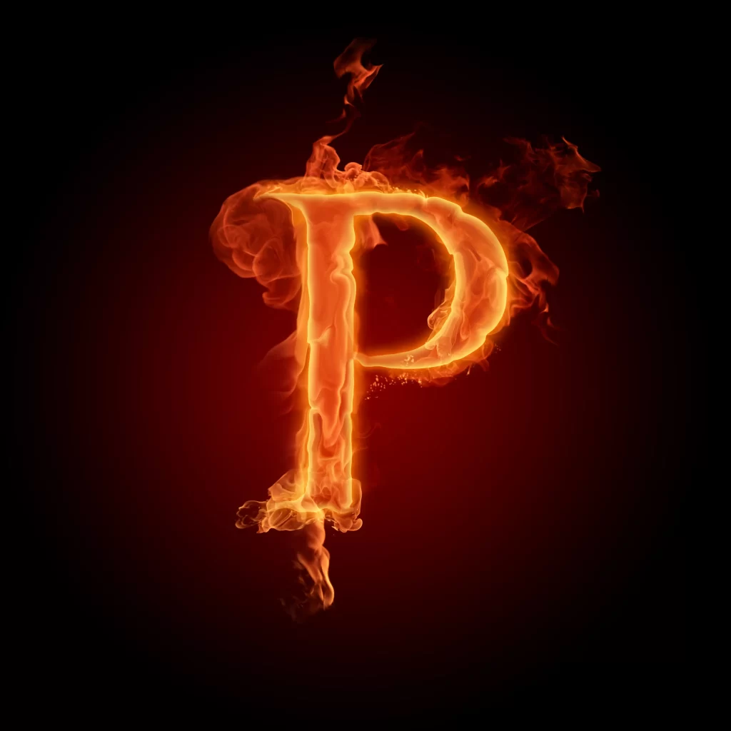 Orange Red Flame Dynamic Intense Dark Background