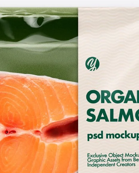 Organic Salmon PSD Mockup