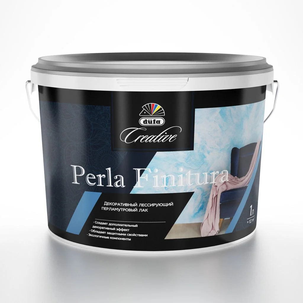 Paint Bucket Blue Black Decorative Label Design