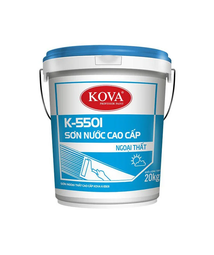 Paint Bucket Blue White Professional Clean Design