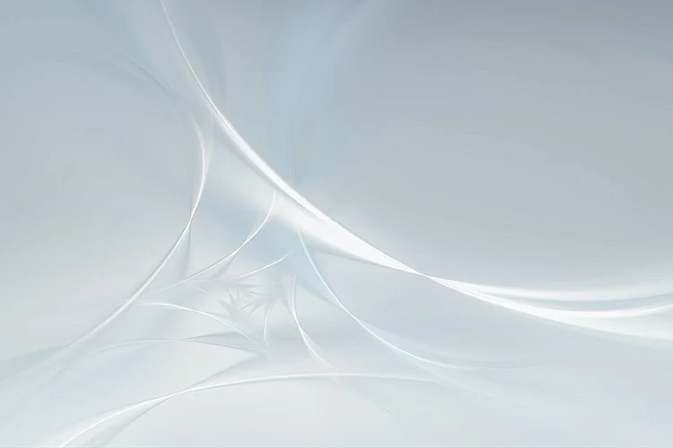 Pale Blue Curved Lines Radiating from Center