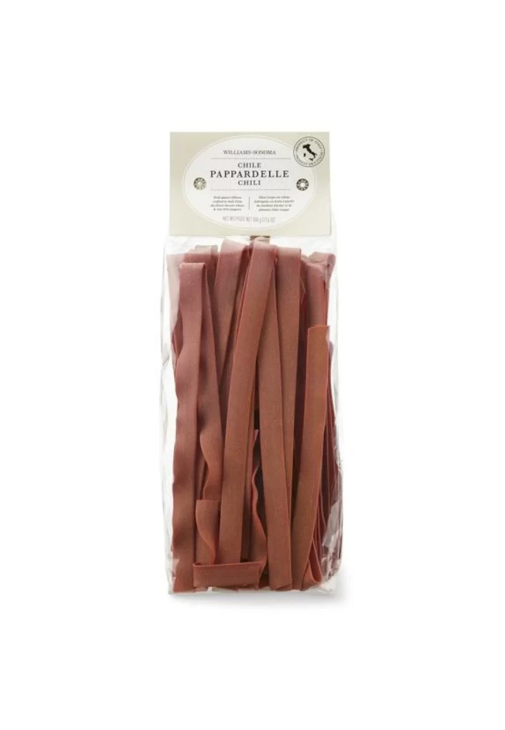 Pappardelle Chili Red Brown Elegant