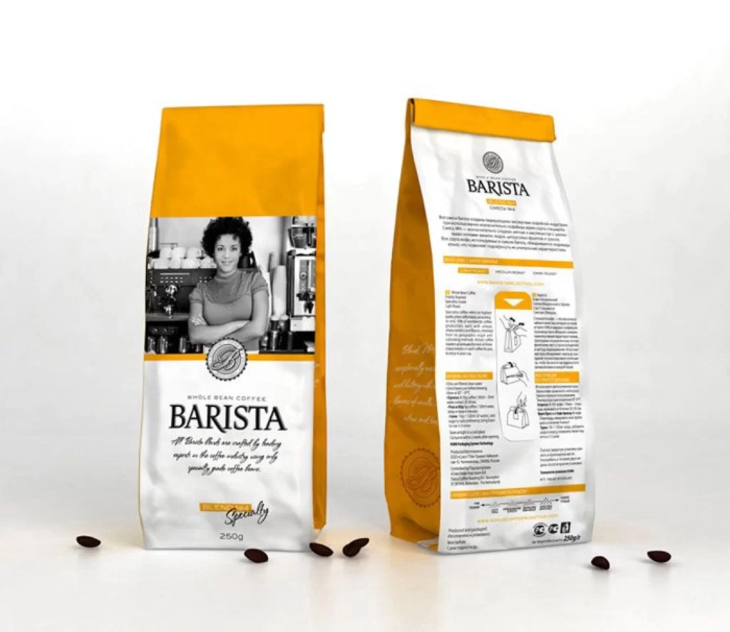 Pasta Barista Yellow White Black