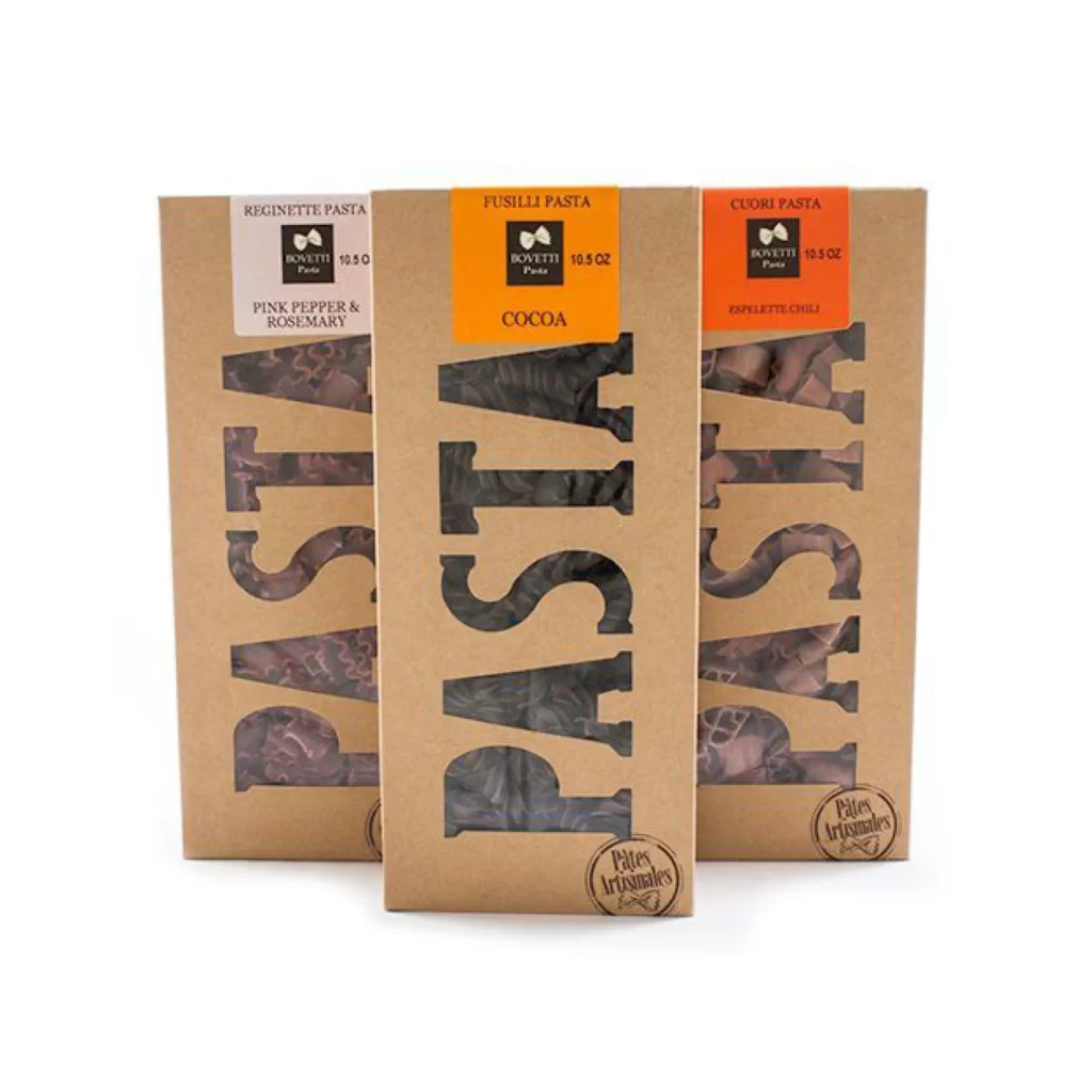 Pasta Bowetti Brown Orange Red