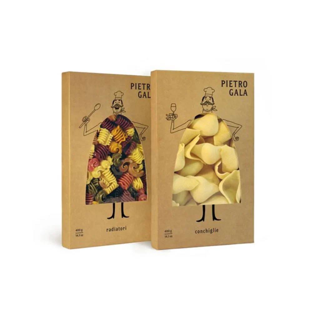 Pasta Chef Creative Packaging Brown Colorful
