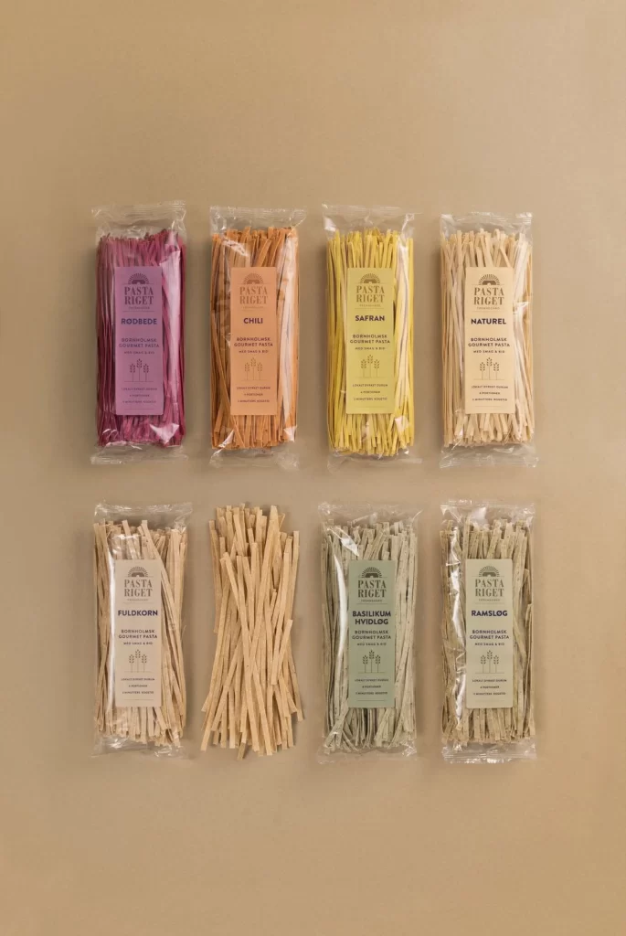 Pasta Colorful Modern Typography