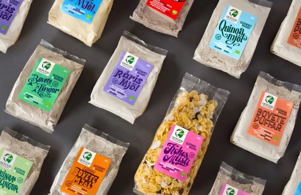 Pasta Colorful Typography Modern Gluten-free