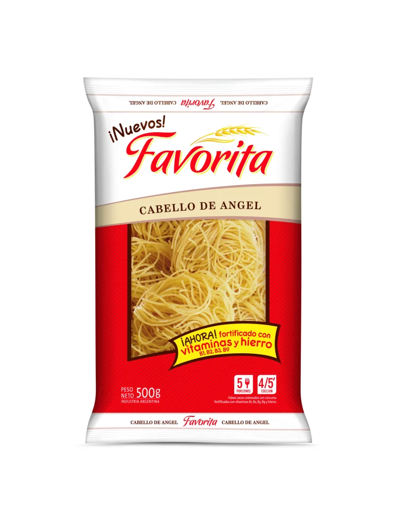 Pasta Favorita Red Yellow Typography