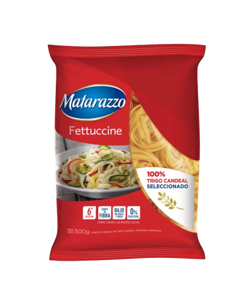Pasta Fettuccine Matarazzo Red White Blue