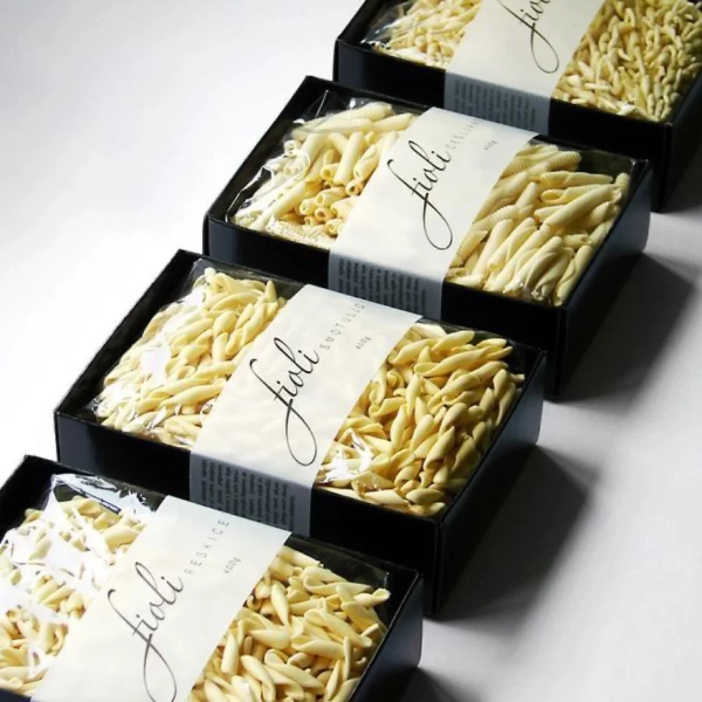 Pasta Fioli Black White Modern Typography