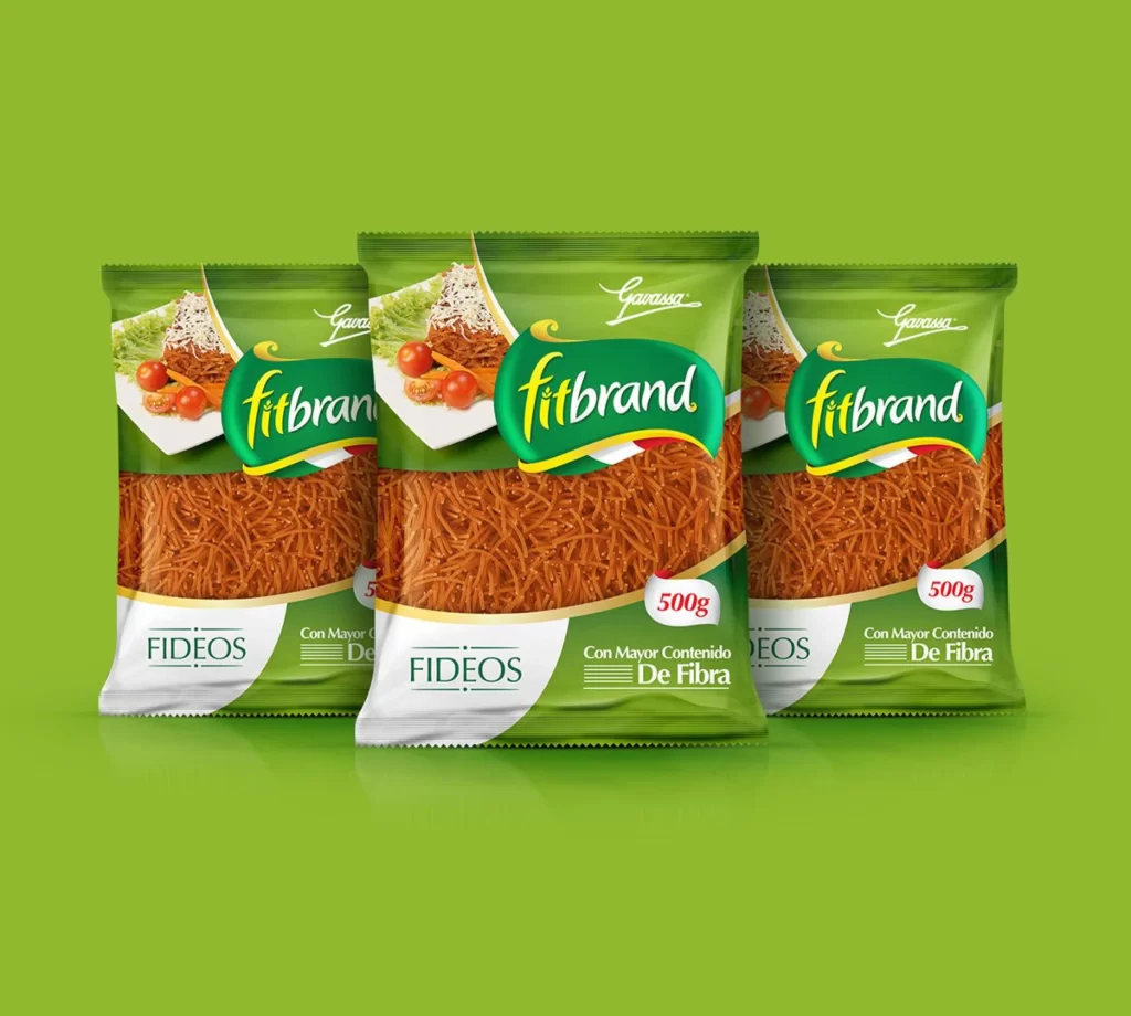 Pasta Fitbrand Green Red Modern Typography