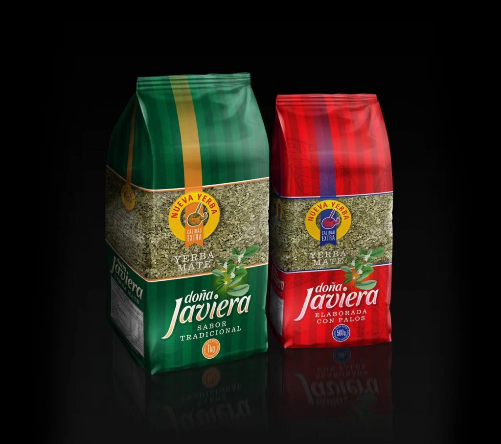 Pasta Food Packaging Dona Javier Green Red Traditional Style