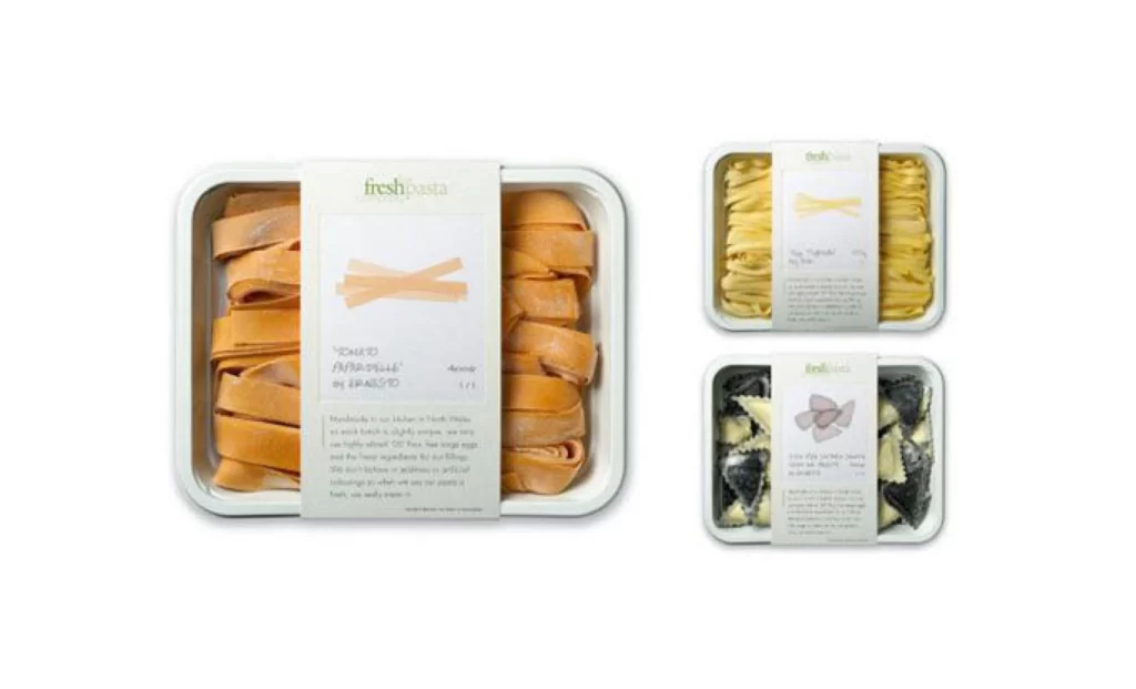 Pasta Freshpasta Orange Yellow Black White