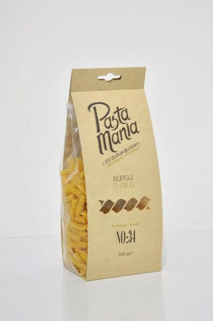 Pasta Fusilli Brown Beige Eco-friendly