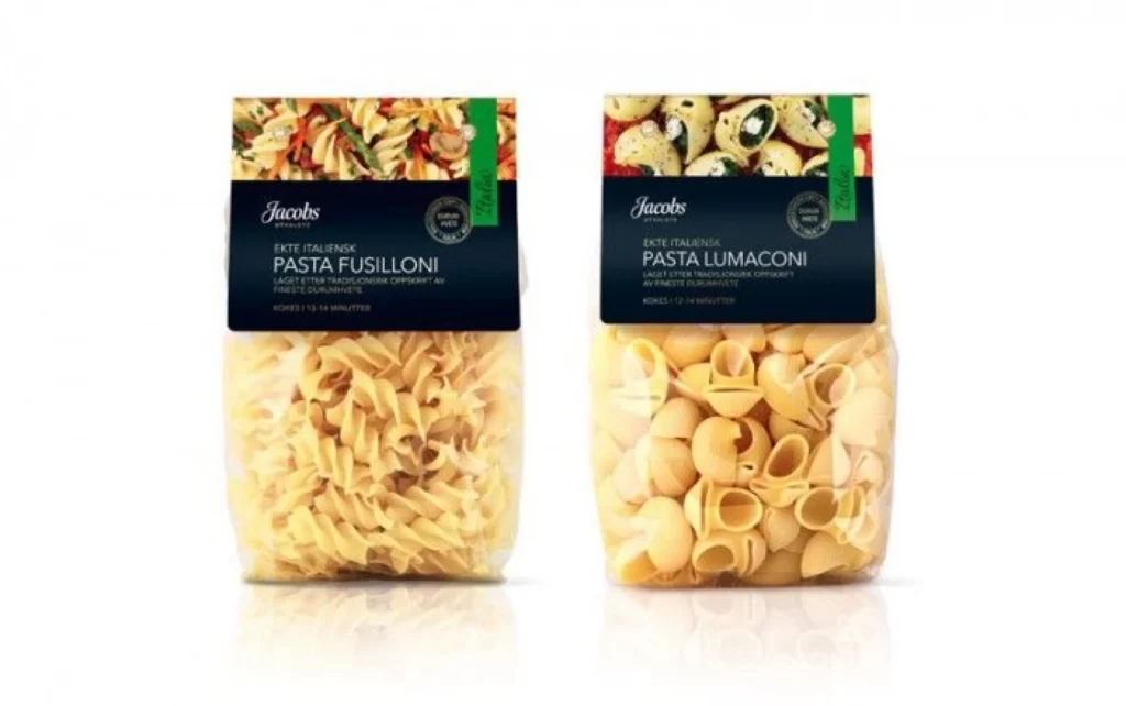 Pasta Fusilli Lumacconi Jacobs Black Green Modern