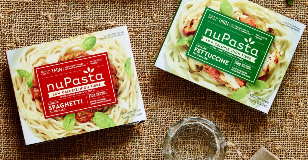 Pasta Gluten-free Low-calorie High-fiber Red-green Packaging