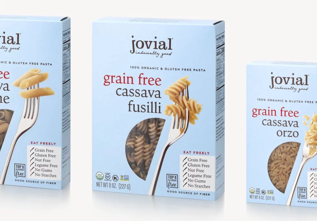 Pasta Glutenfree Organic Bluewhite Branding