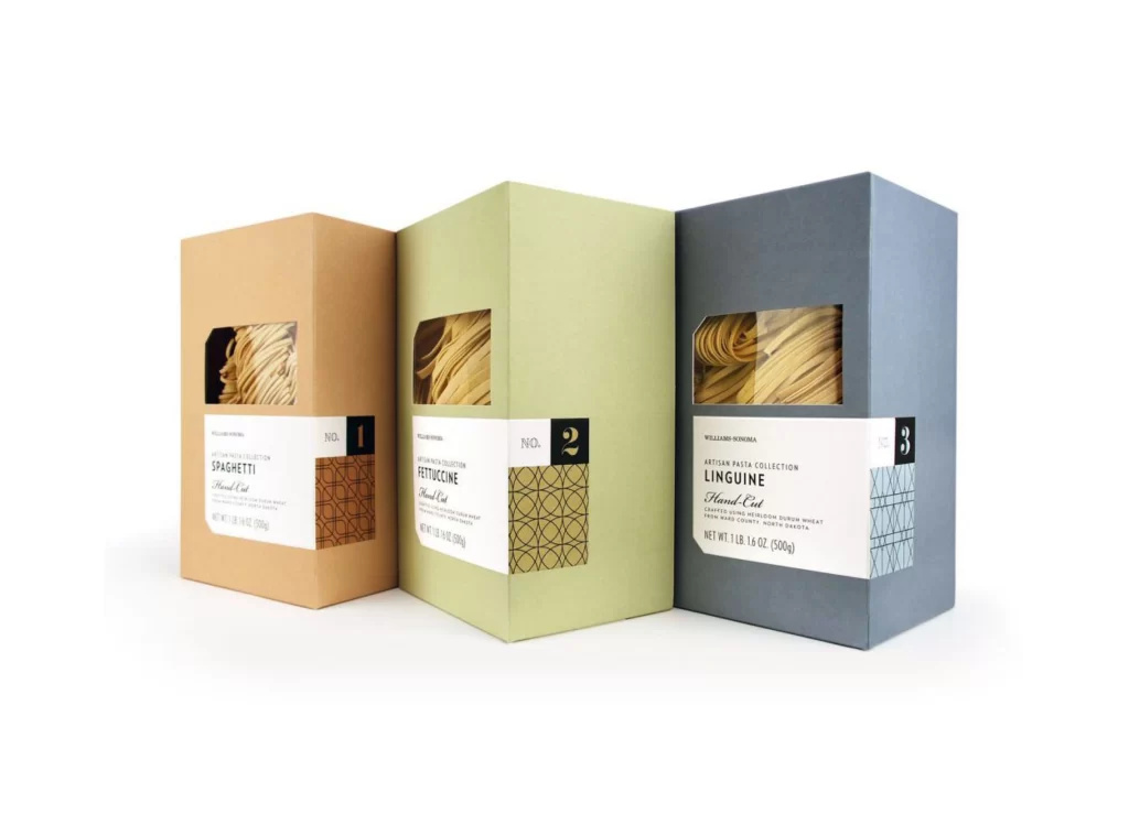 Pasta Handmade Brown Green Blue Modern