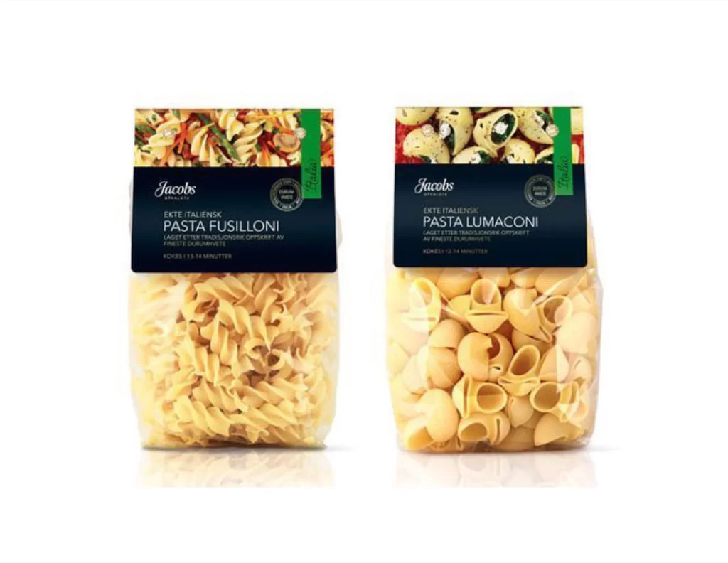 Pasta Jacobs Colorful Illustration