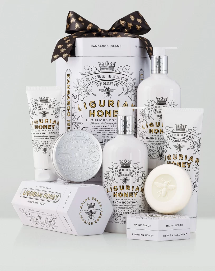 Pasta Kangaroo Island White Gold Vintage Typography