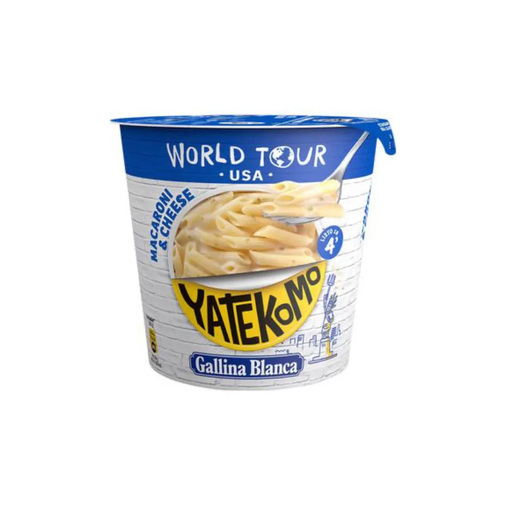 Pasta Macaroni Cheese Yatekomo Blue Yellow Gallina Blanca