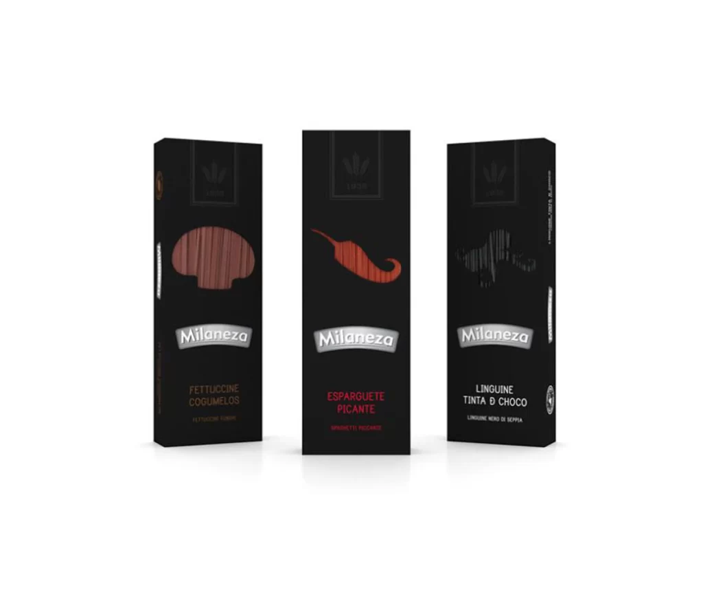 Pasta Milaneza Black Red Elegant
