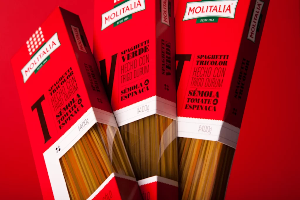 Pasta Molitalia Red Yellow Green