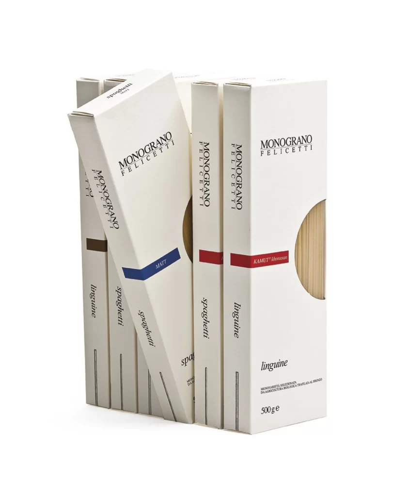 Pasta Monograno Felicetti White Red Blue