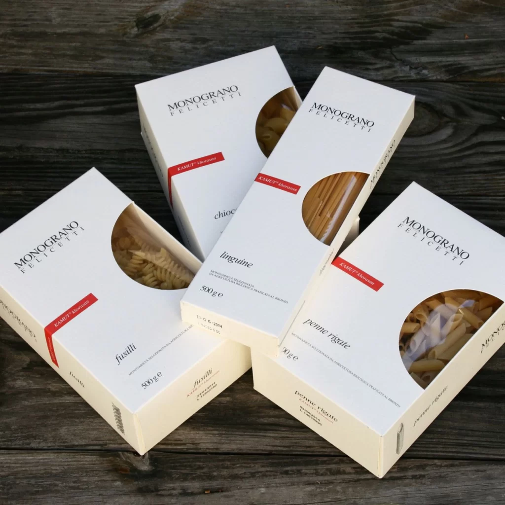 Pasta Monograno Felicetti White Red Elegant