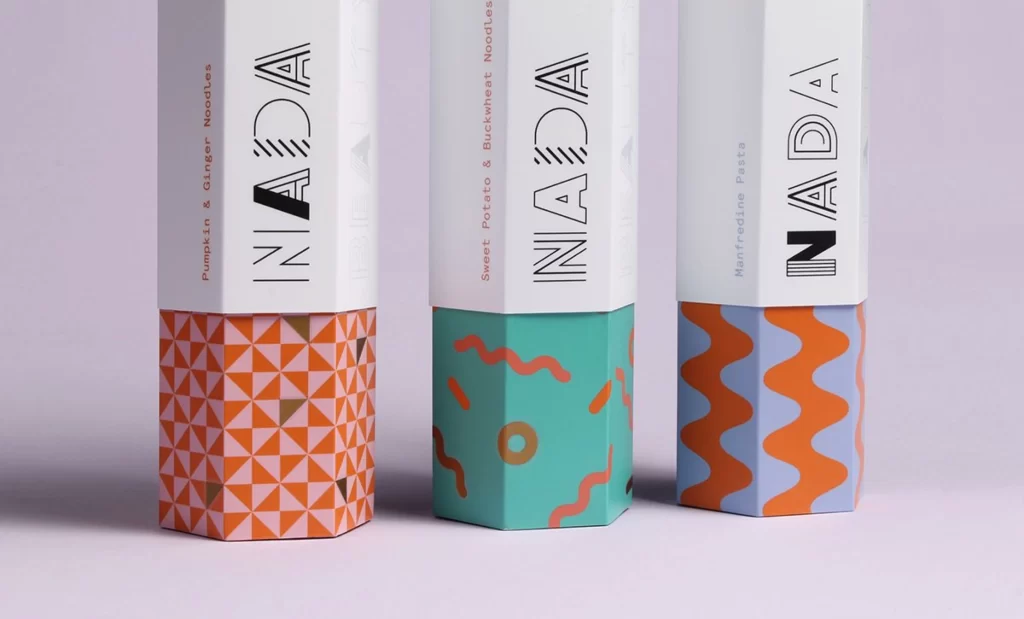 Pasta Nada Packaging Colorful Modern