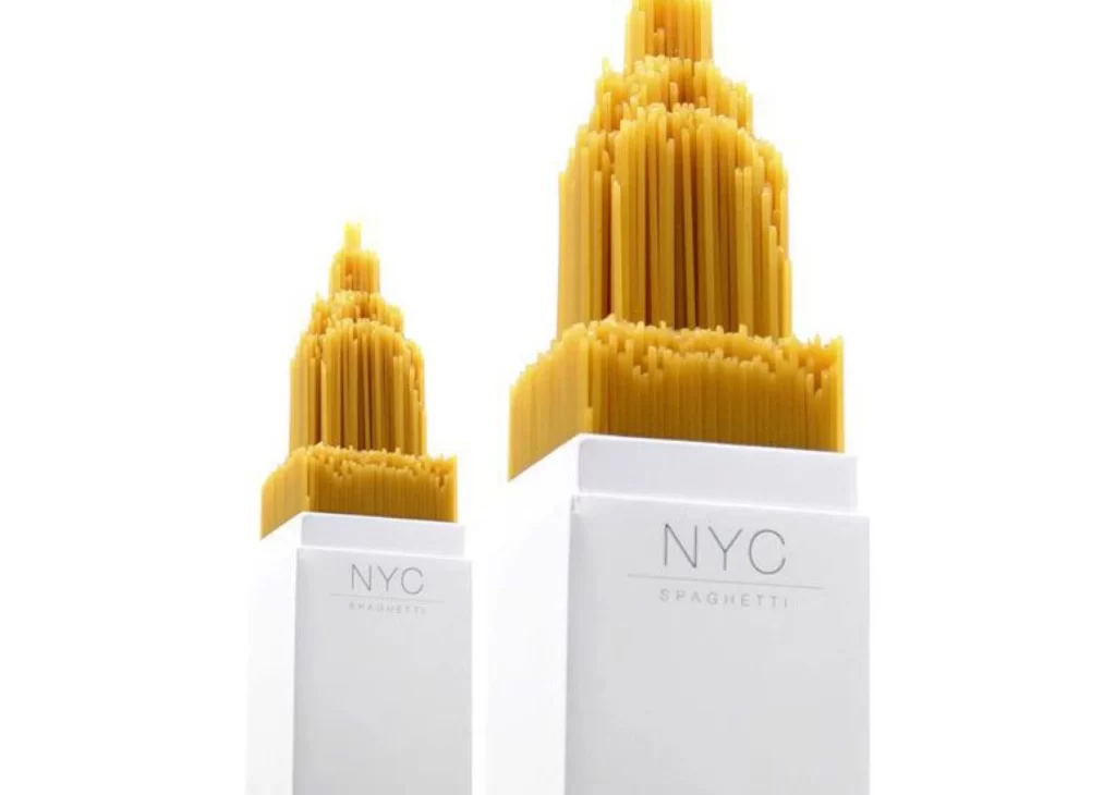 Pasta Nyc Spaghetti White Yellow Modern