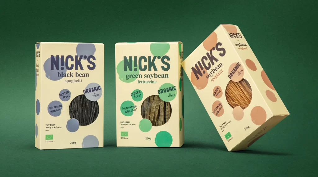 Pasta Organic Gluten-free Vegan Black Bean Green Soybean Soybean Modern Colorful