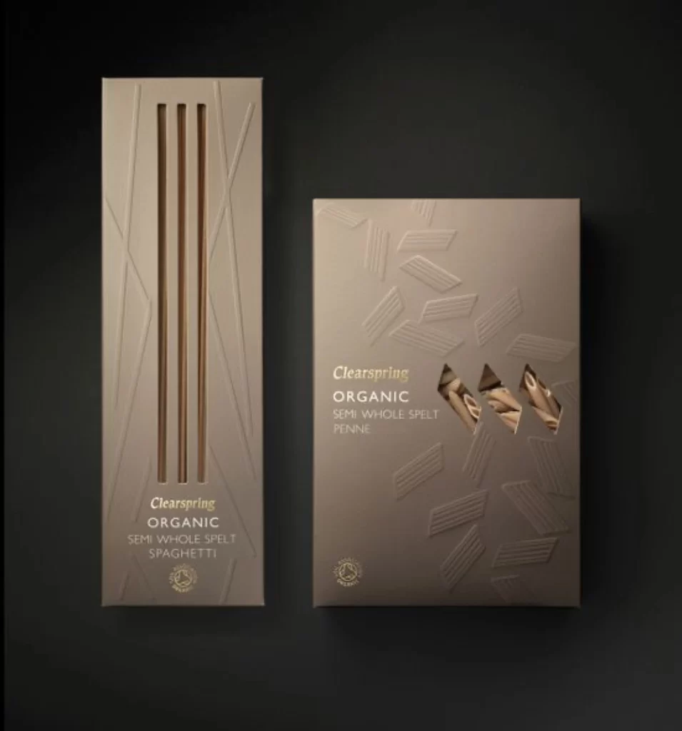 Pasta Organic Semi Whole Spelt Modern Typography