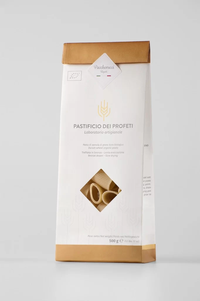 Pasta Organic Wheat Bronze Drying White Gold