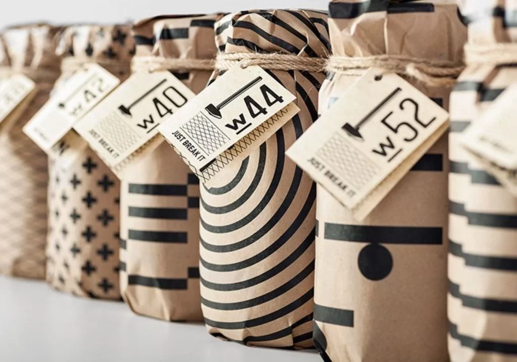 Pasta Packaging Brown Black Minimalist Modern
