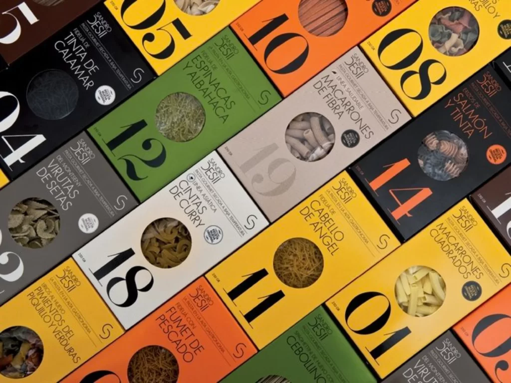 Pasta Packaging Sandro Desii Colorful Modern